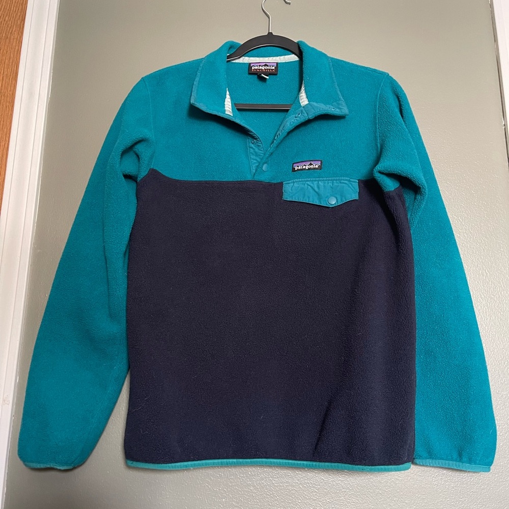 Patagonia Synchilla Teal Fleece Jacket